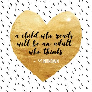 Image for A Child Who Reads Quote